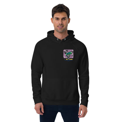 Autistic Riders Unisex eco raglan hoodie